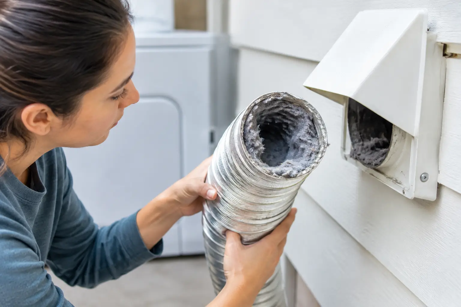How to Tell a Dryer Vent Is Clogged at Home