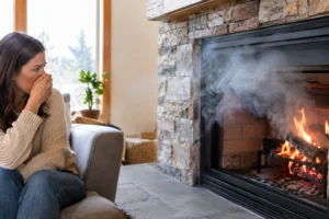Smoke Coming Into Room Fireplace? Find the Cause